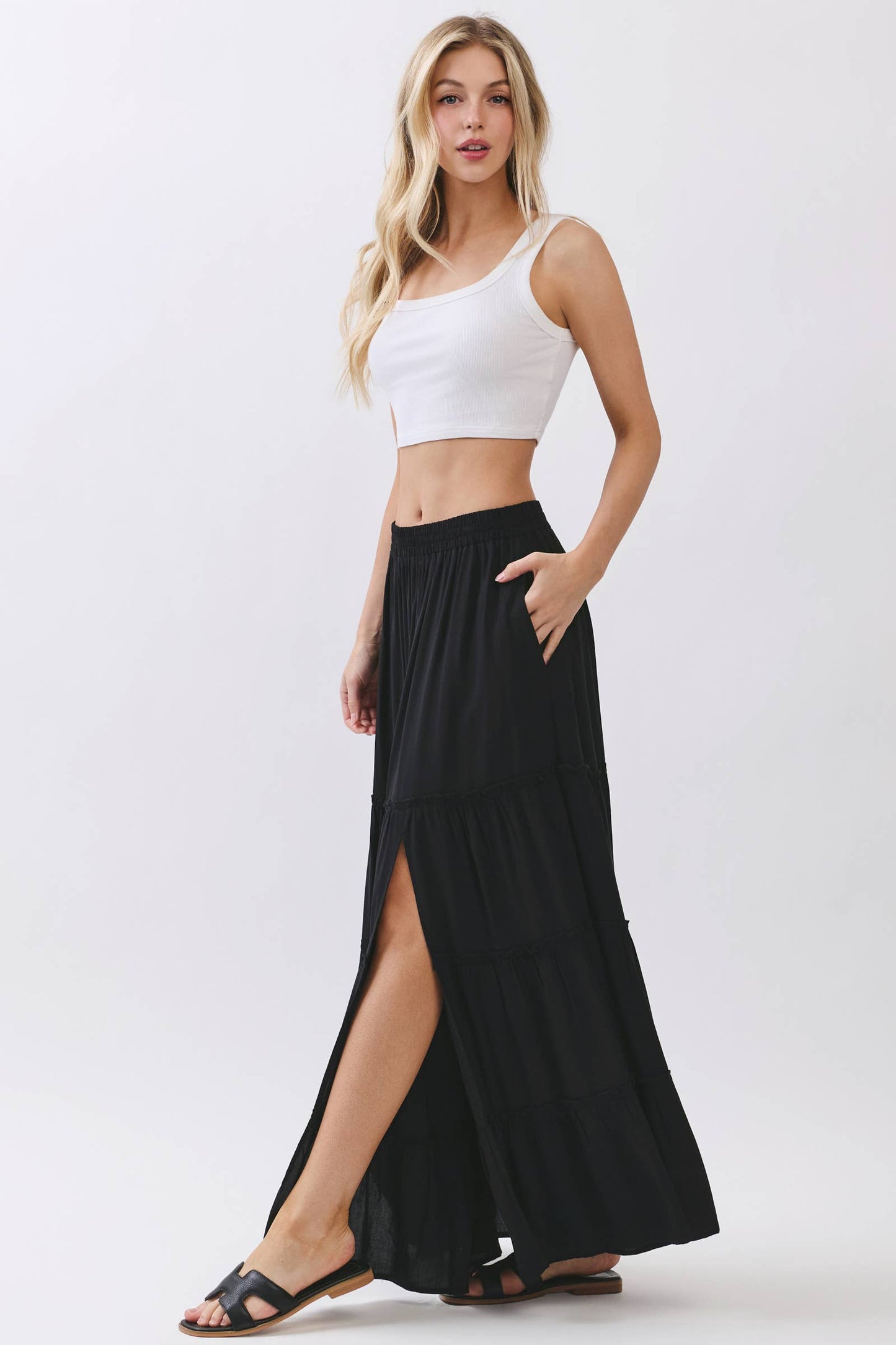 The Midnight Mesa Maxi Skirt