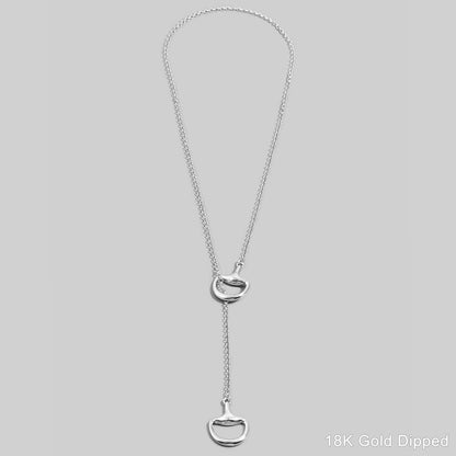 The Bridle Bit Lariat Necklace