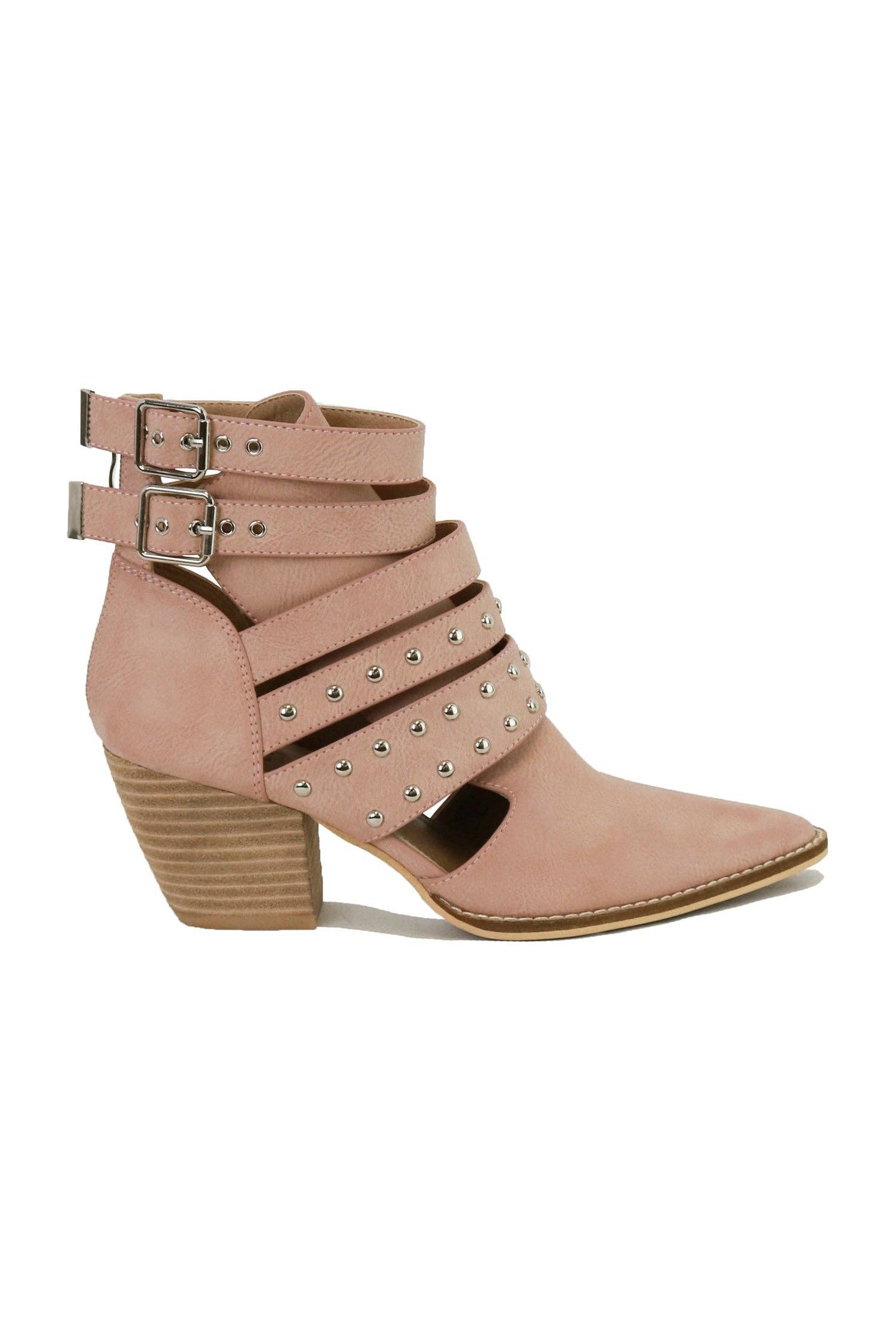 The Blush Rodeo Strap Bootie