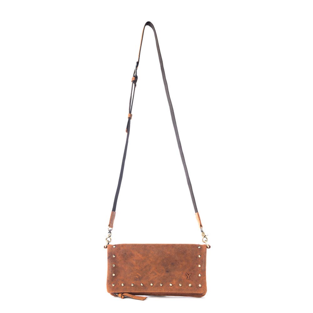 Yellowstone Palisade Clutch Bag with Rivets