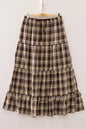 The Autumn Trails Plaid Maxi Skirt