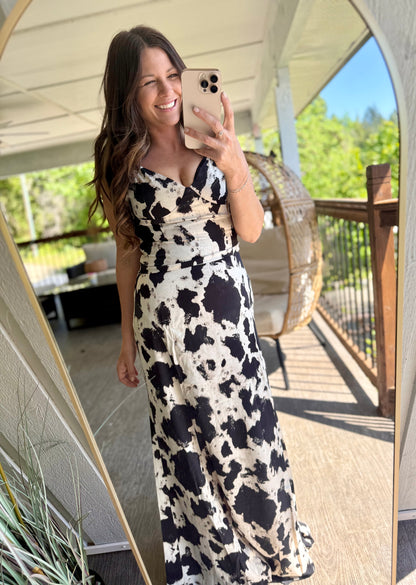 The Rancher’s Daughter Cowhide Maxi Set