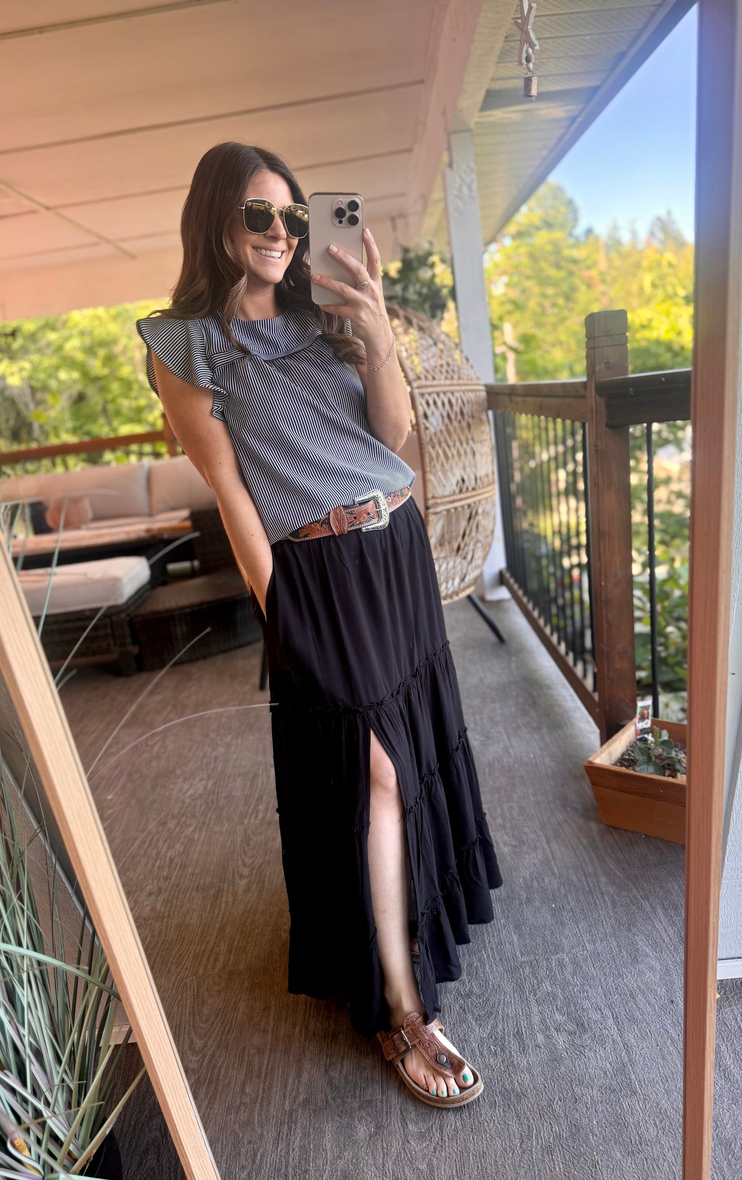 The Midnight Mesa Maxi Skirt