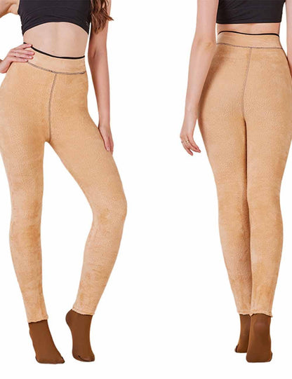 Fleece Lined Sheer Winter Tights