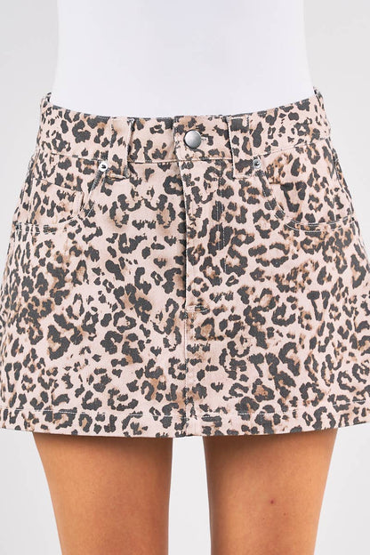 The Wild Side Mini Skirt