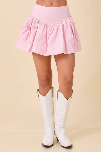 Bubble Skort With Bows