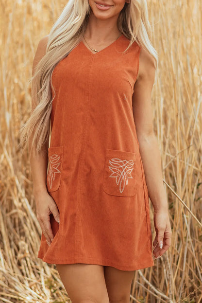 The Harvest Moon Corduroy Dress