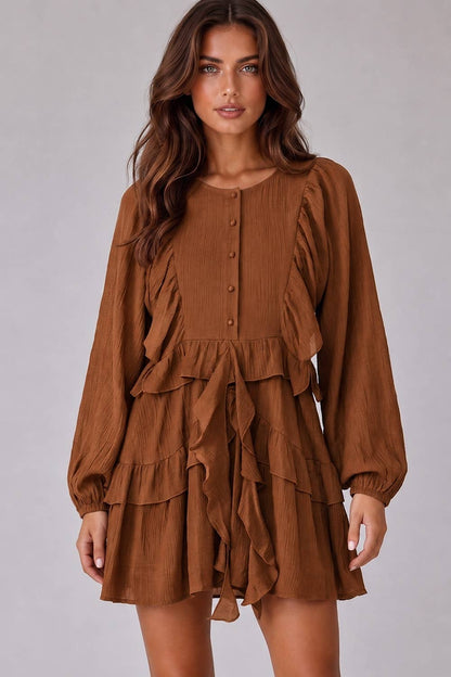 The Copper Rose Mini Dress
