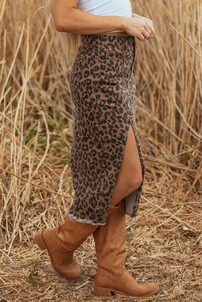 The Wild Side Denim Skirt