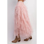 Wanderlust Tulle Maxi Skirt - pink