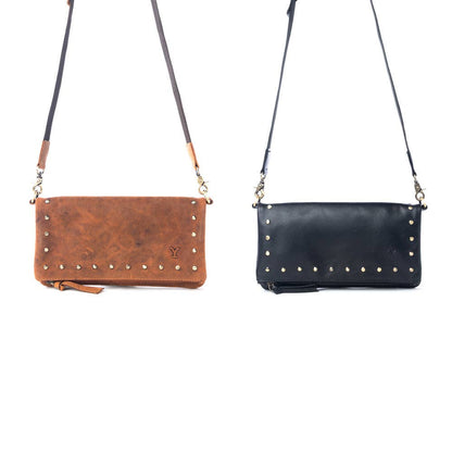Yellowstone Palisade Clutch Bag with Rivets