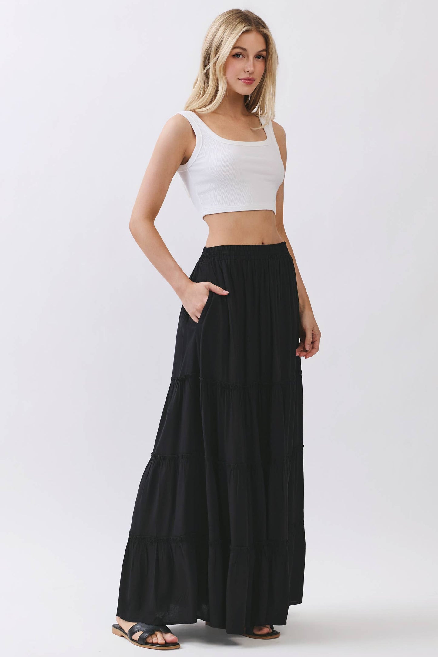 The Midnight Mesa Maxi Skirt