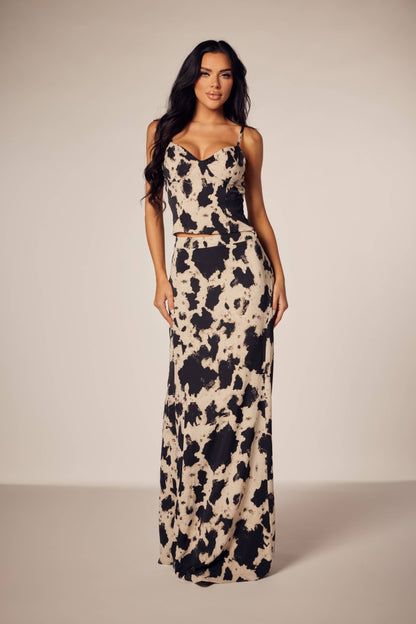 The Rancher’s Daughter Cowhide Maxi Set