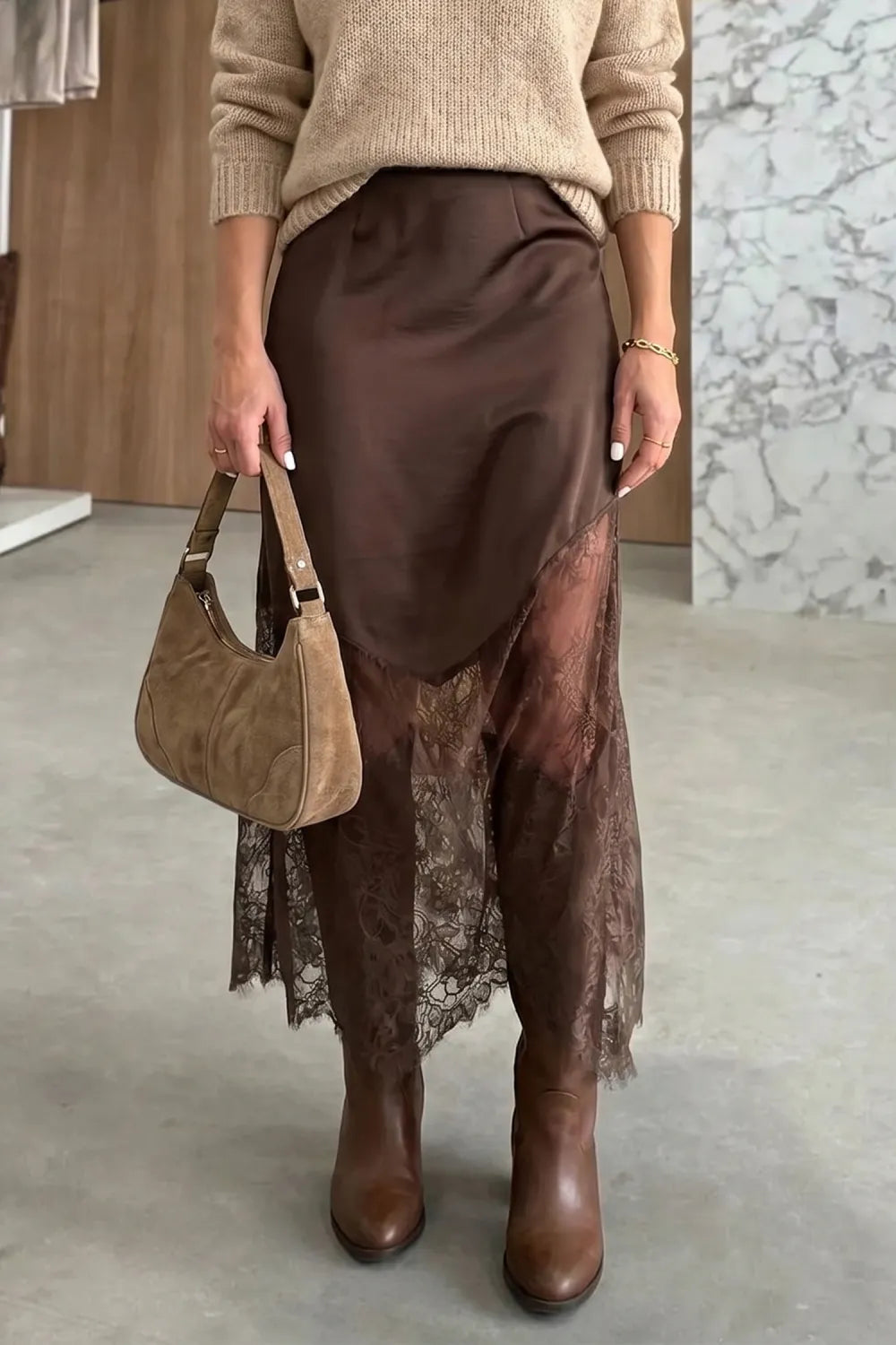 The Saddlewood Lace Skirt