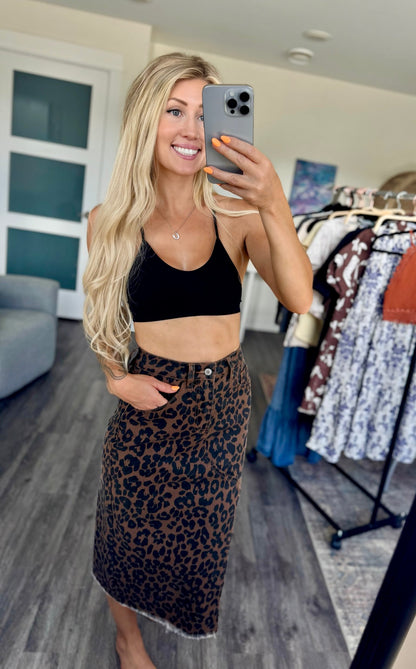 The Wild Side Denim Skirt