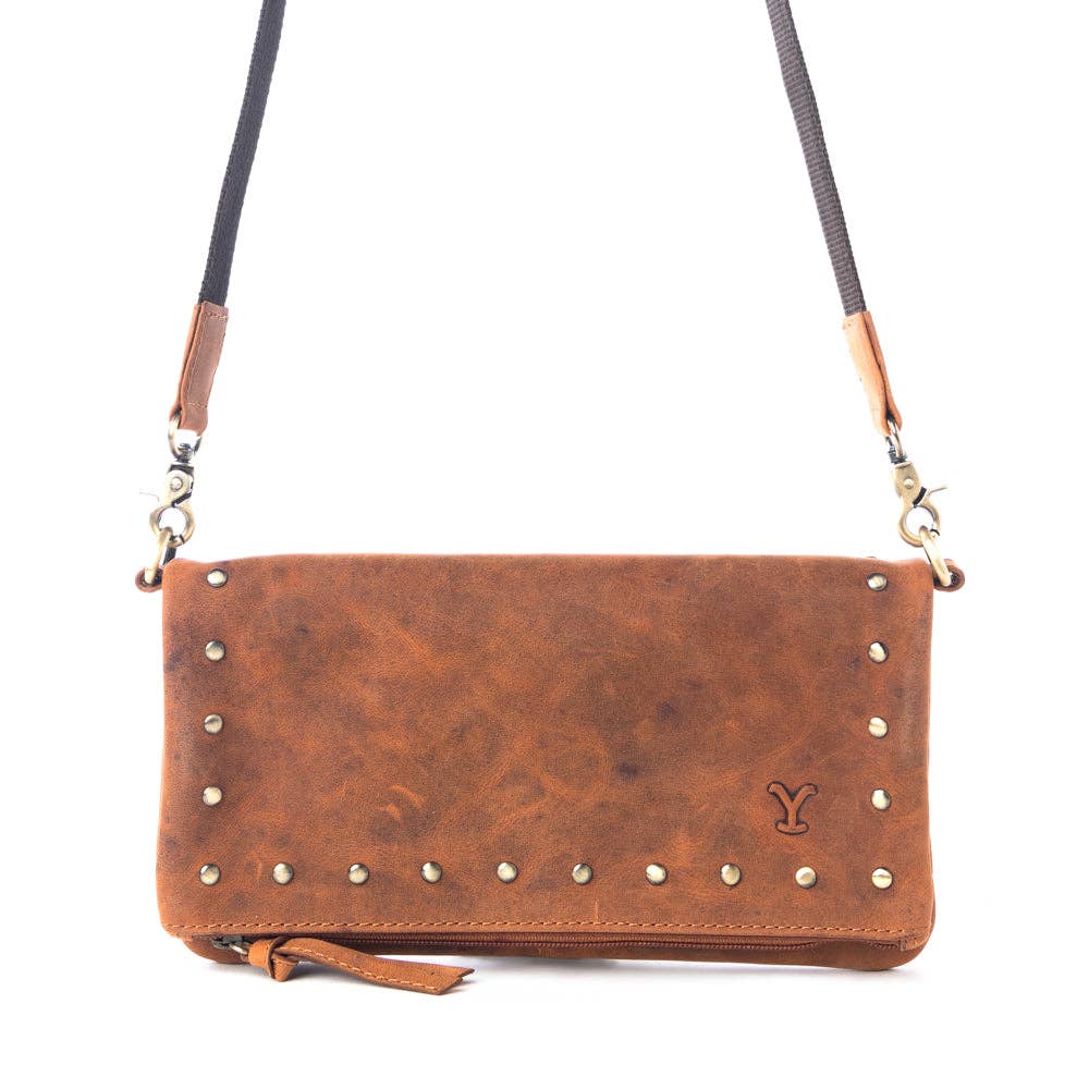 Yellowstone Palisade Clutch Bag with Rivets