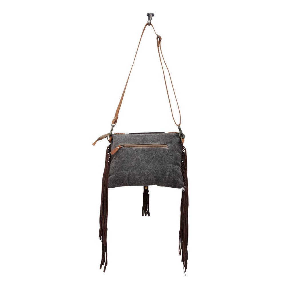 Alina Hand-Tooled Cow Hide Bag