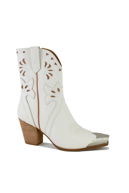 The Dakota Bloom Western Ankle Boots
