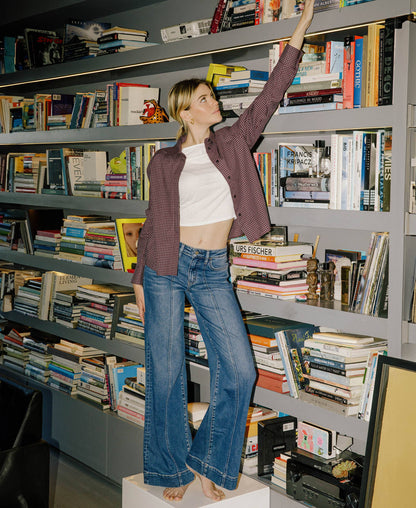 The High Life Wide Leg Flare Jeans