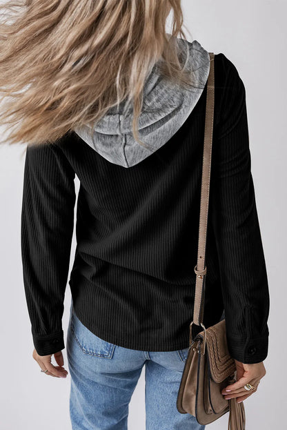 The Midnight Trail Hooded Shacket