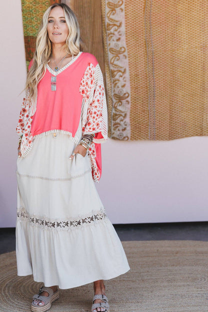 Three Bird Nest - Desert Lace Skirt - Oatmeal