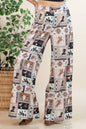 Nora Western Patches Dress Pants