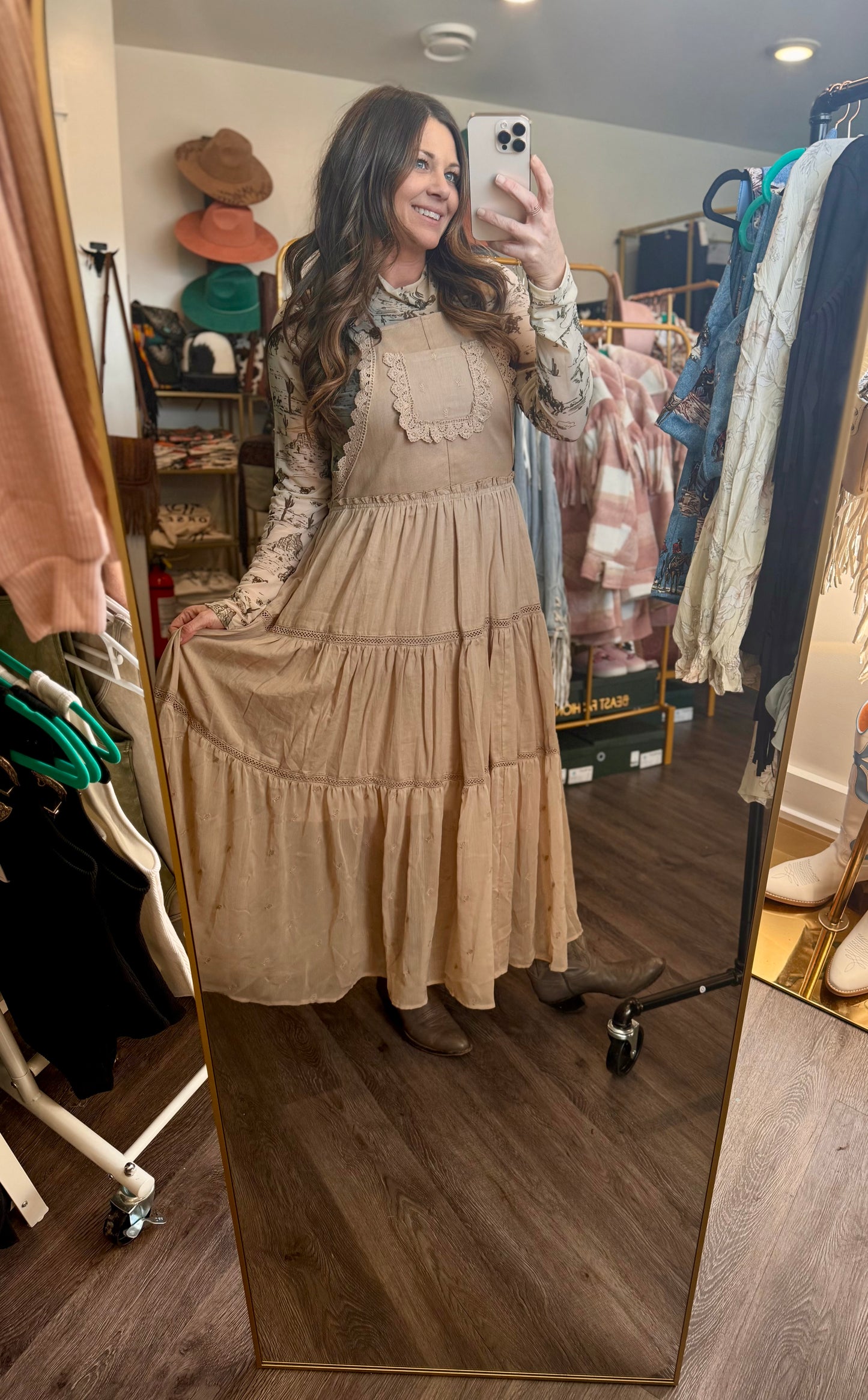 Embroidered Lace Skirtall