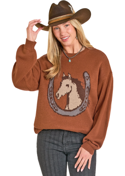 West Desperado Horseshoe Knit Sweater