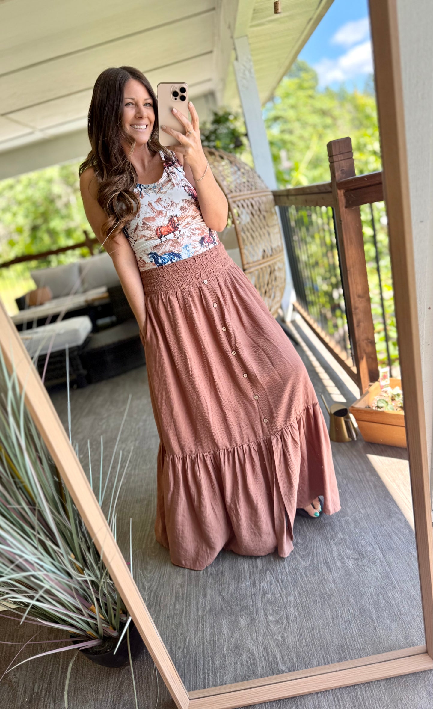 The Copper Canyon Maxi Skirt