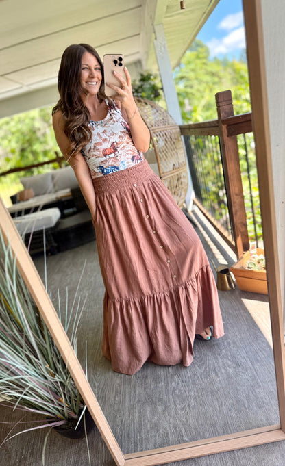 The Copper Canyon Maxi Skirt