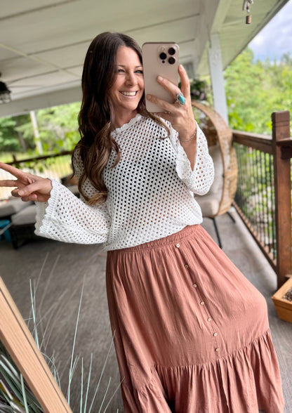The Desert Breeze Bell Sleeve Top