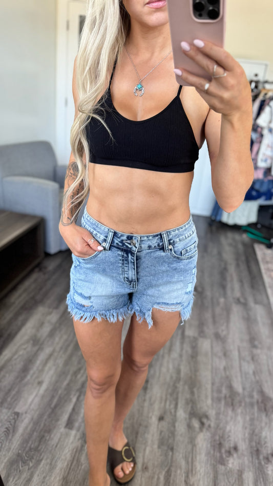 The Coastal Cowgirl Cutoff Shorts