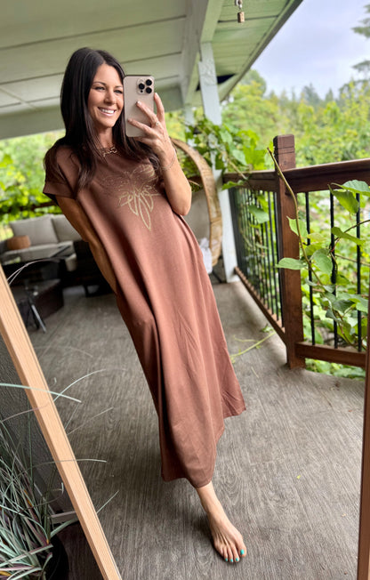 The Rhinestone Ranch Tshirt Midi Dress