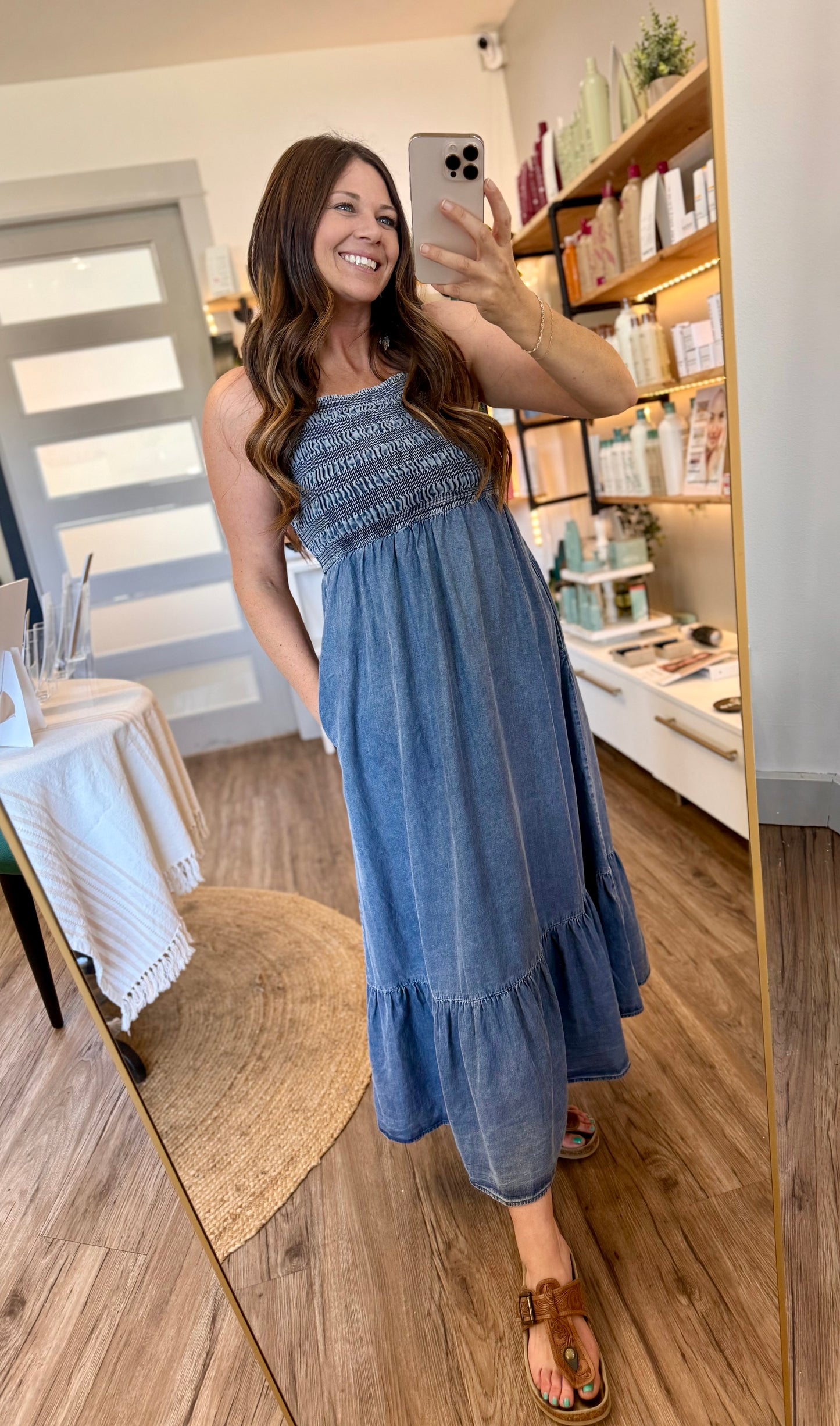 The Bluebird Prairie Midi Dress