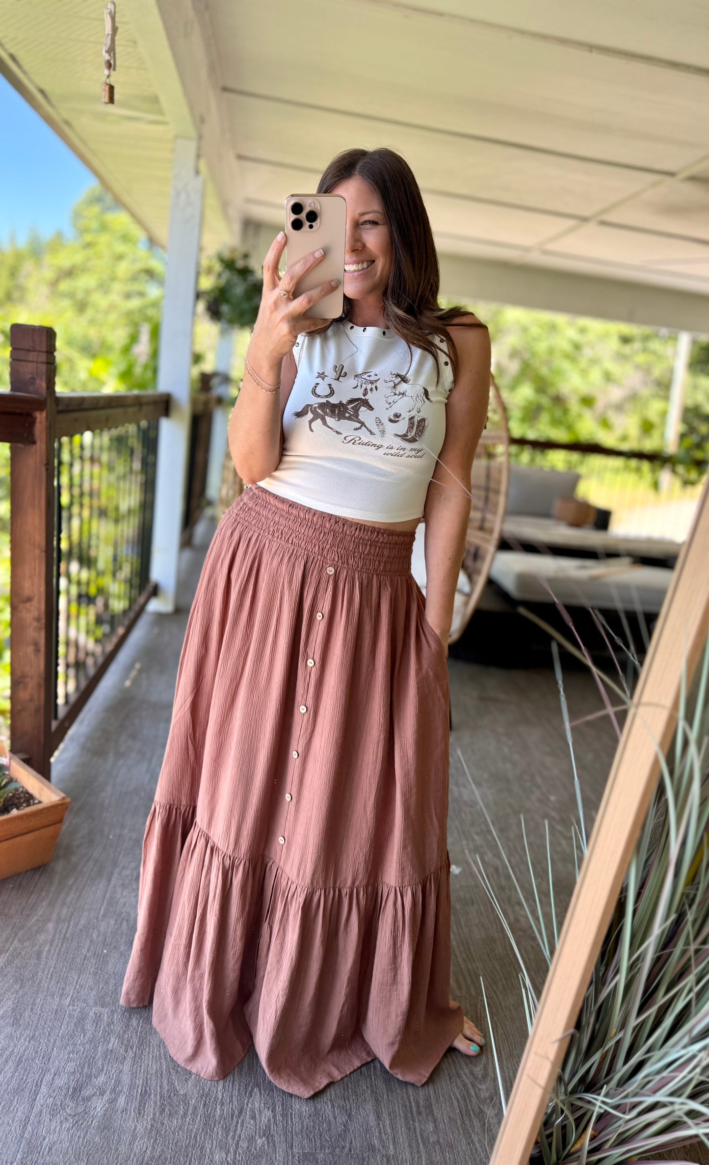 The Copper Canyon Maxi Skirt