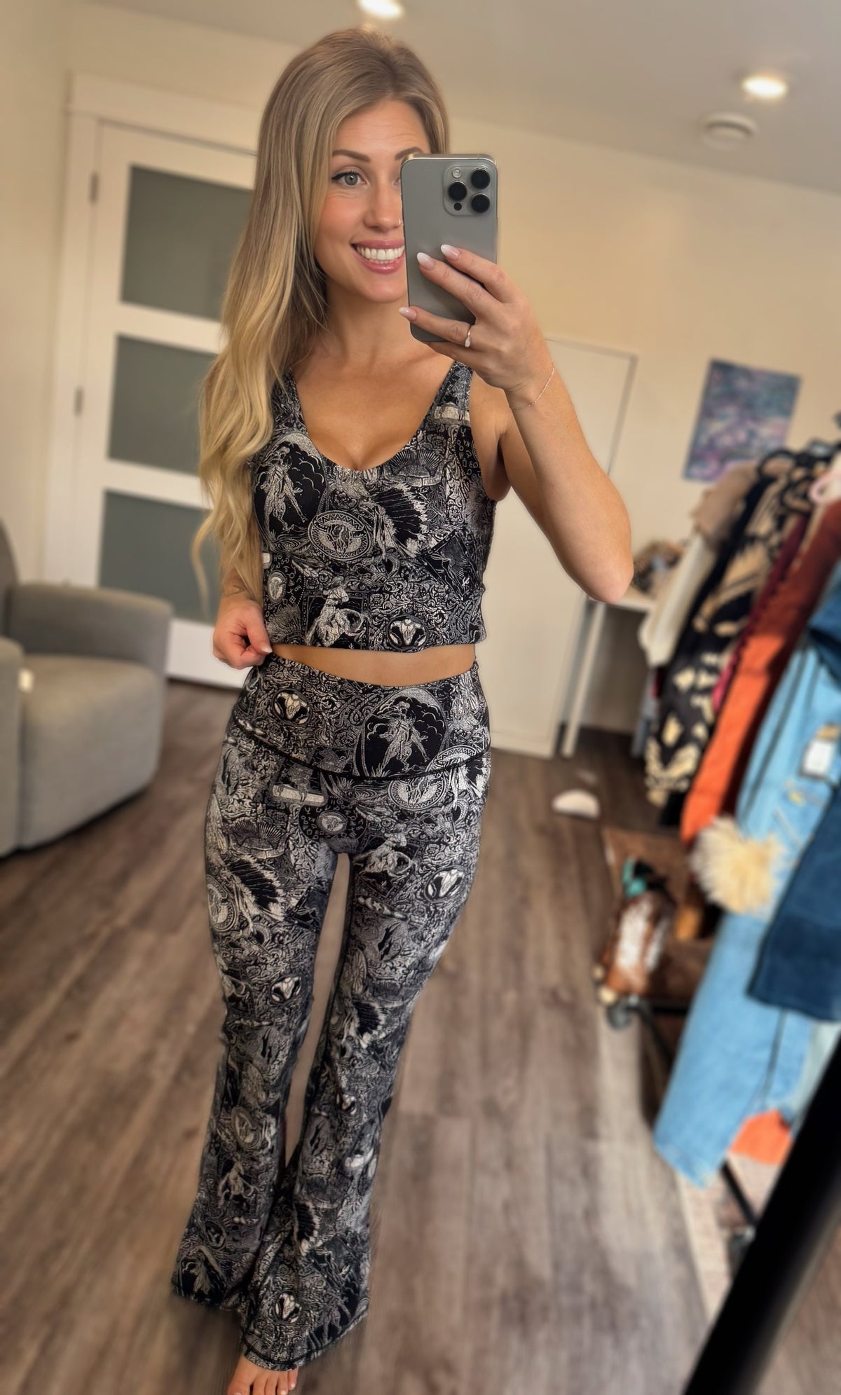 Lovlei Midnight Outlaw Flirt Flares