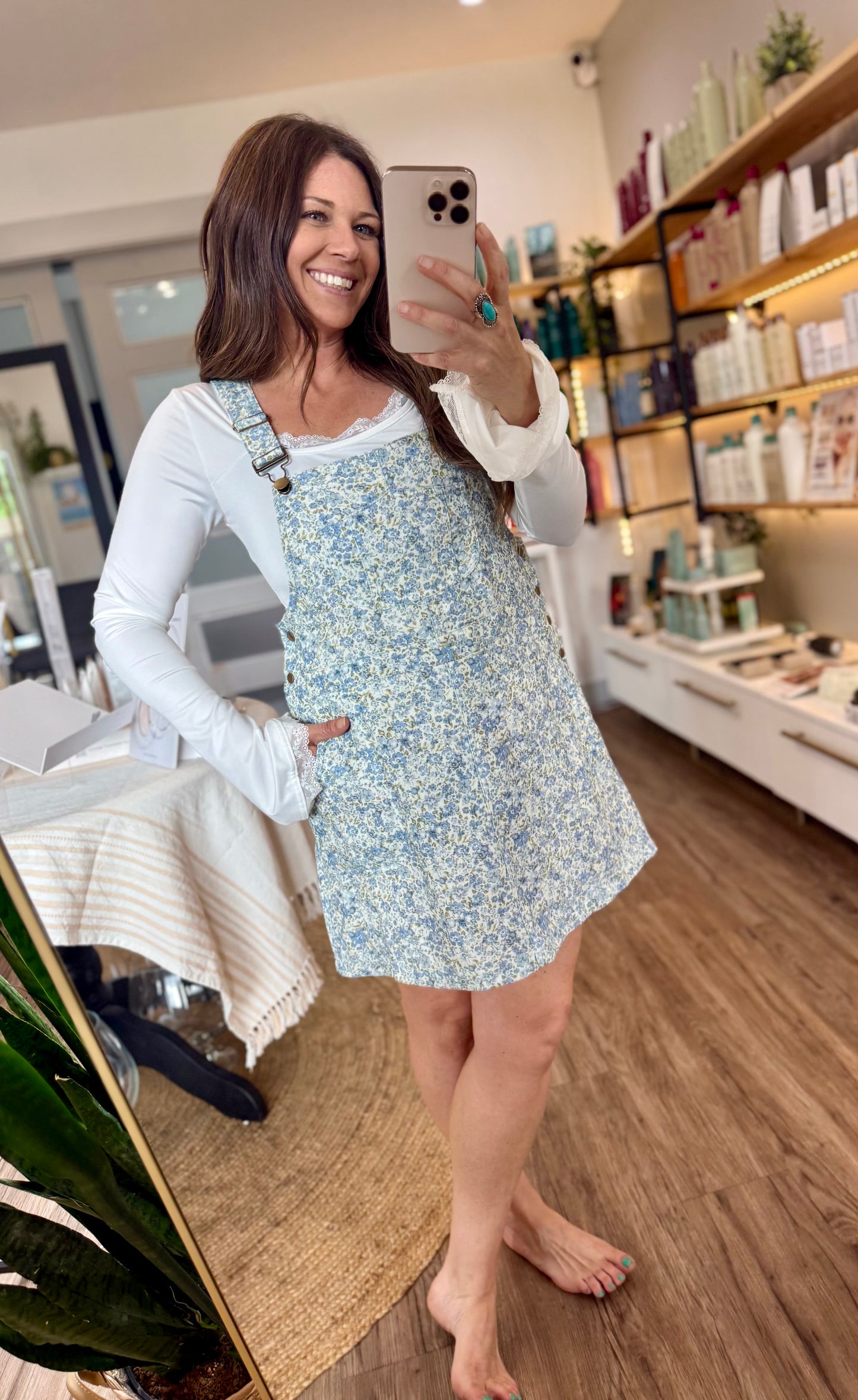 The Wildflower Lane Overall Mini