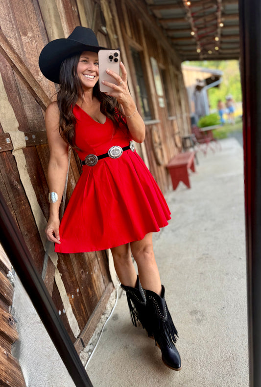 The Crimson Cowgirl Mini
