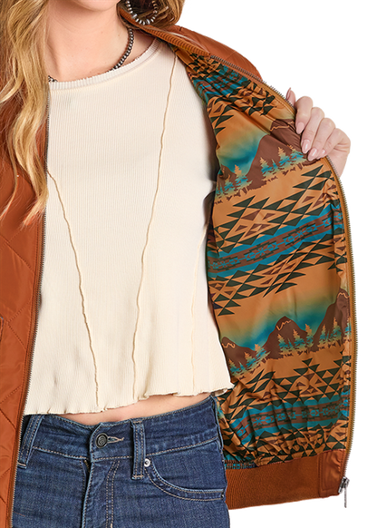 The Ranch Hand Quilted Bomber Jacket by Panhandle