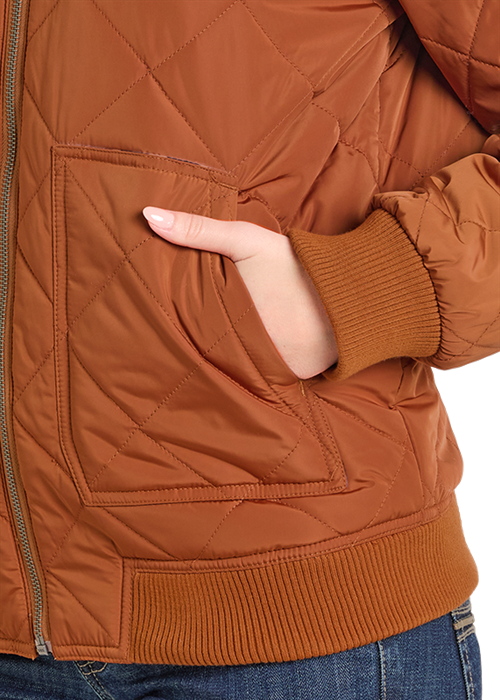 The Ranch Hand Quilted Bomber Jacket by Panhandle