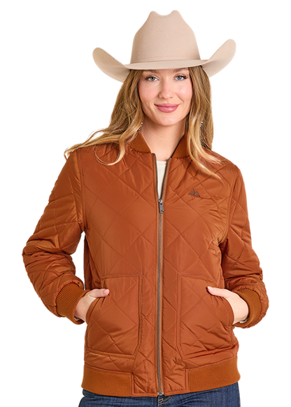 The Ranch Hand Quilted Bomber Jacket by Panhandle