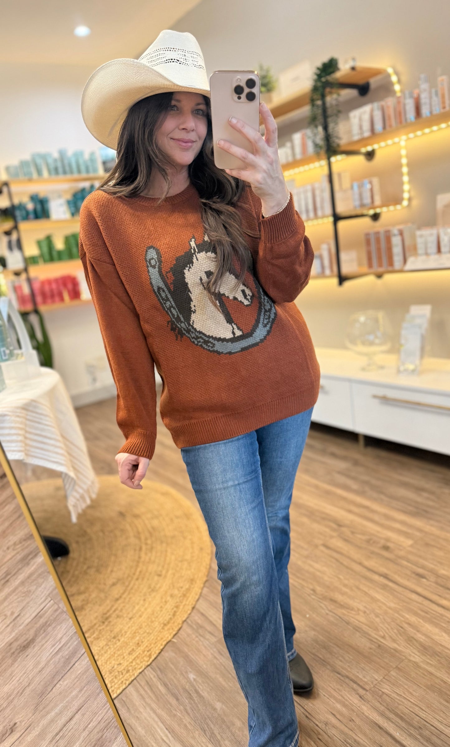 West Desperado Horseshoe Knit Sweater