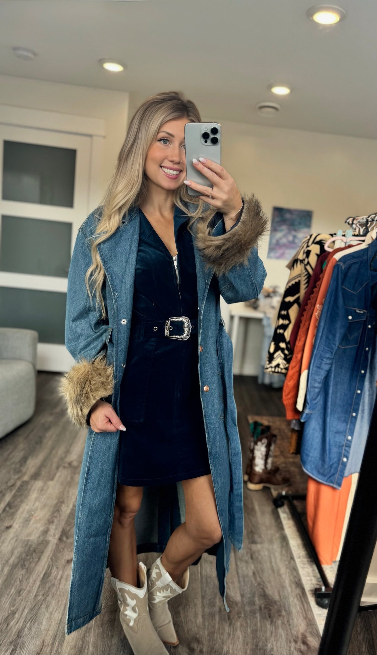 Wrangler® x Lainey Wilson Penny Lainey Coat – Denim