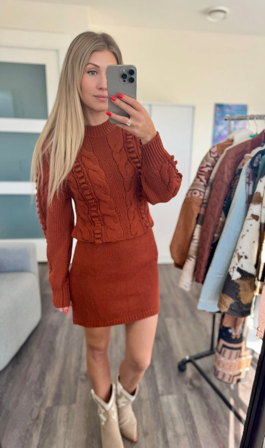 The Copper Canyon Sweater Dress