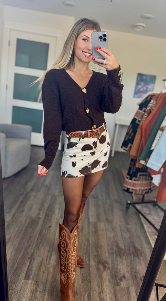 The Sweetheart Trails Cardigan 🤎