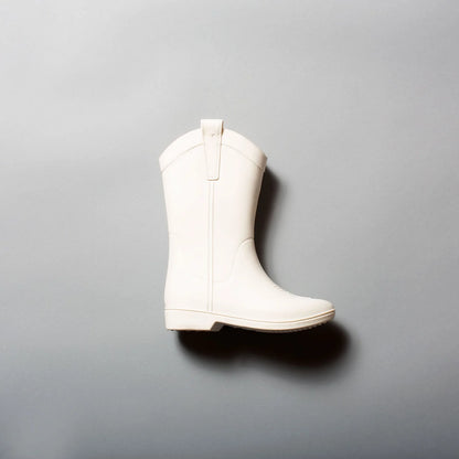 Coastal Cowgirl All Weather Rubber Boots Bone White