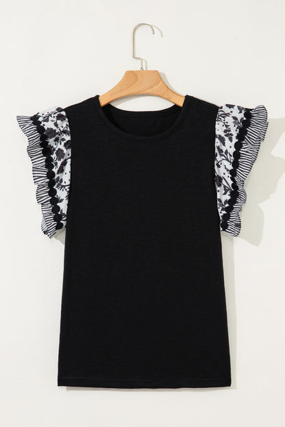 Fluttering Floral Blouse