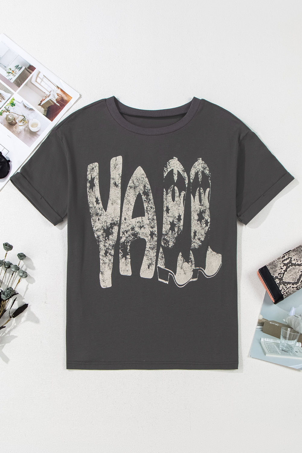 YA'LL Cowboy Boots Graphic Tee