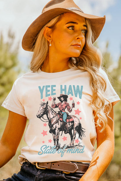 YEE HAW State of mind Cuffed Tee