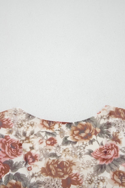 Dusty Rose Bell Sleeve Blouse